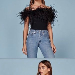 Reformation Feather Lola Top